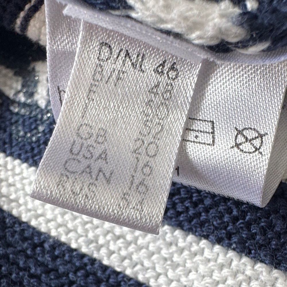Rabe Stripe Knit Sweater Navy and White - Picture 8 of 9